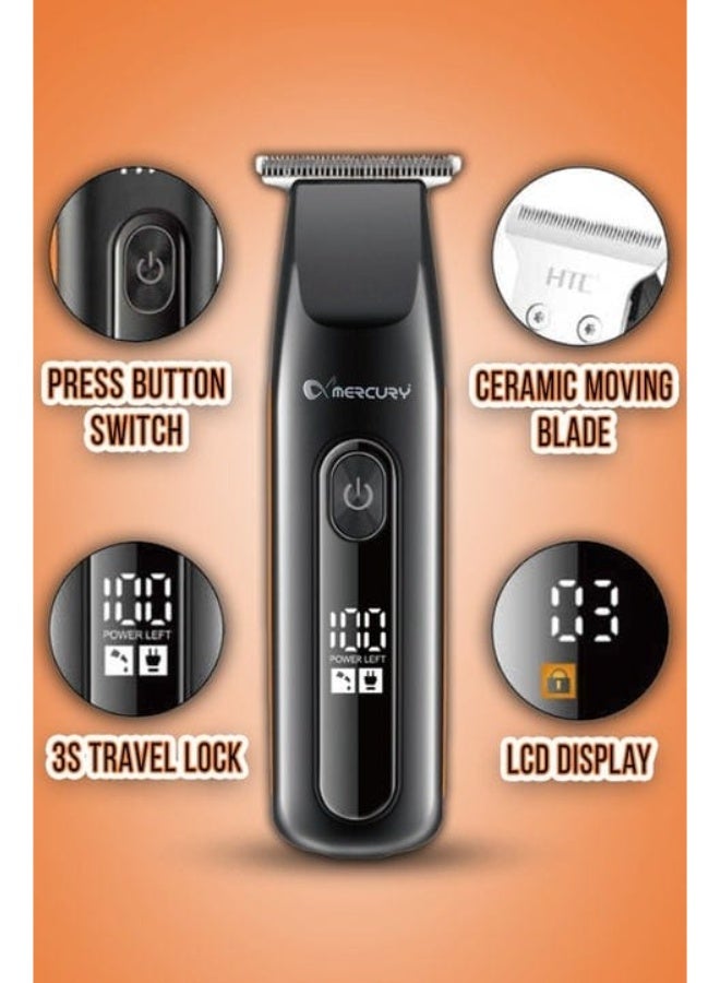 Mercury MC170 Rechargeable Hair Clipper with Digital Display & Type-C Charging - Image 2